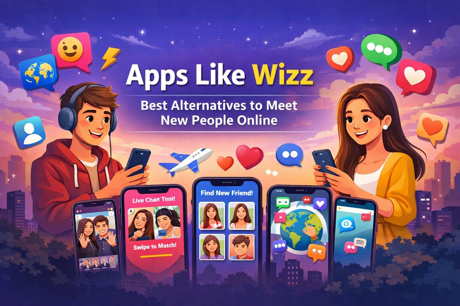 Apps Like Wizz: Best Alternatives to Meet New People Online
